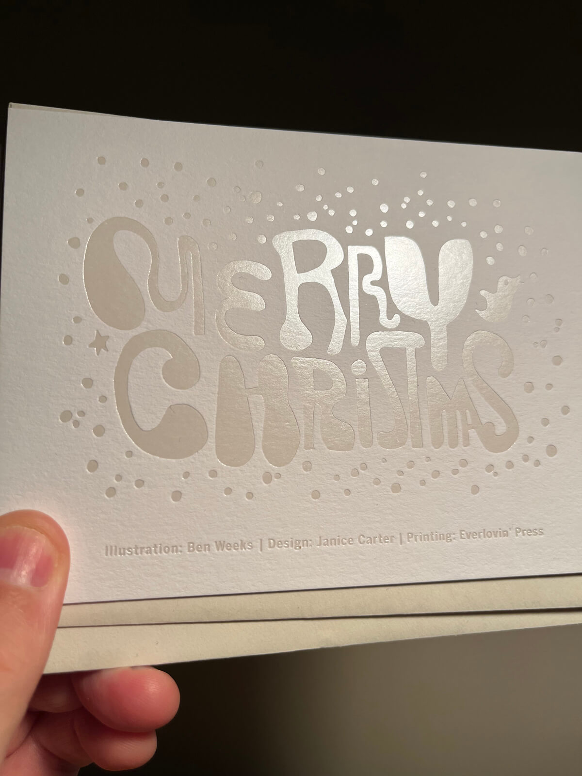 Ben Weeks, Holiday Card